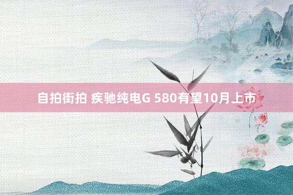   自拍街拍 疾驰纯电G 580有望10月上市