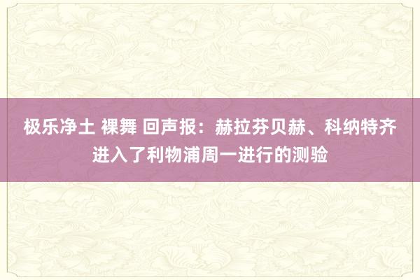  极乐净土 裸舞 回声报：赫拉芬贝赫、科纳特齐进入了利物浦周一进行的测验